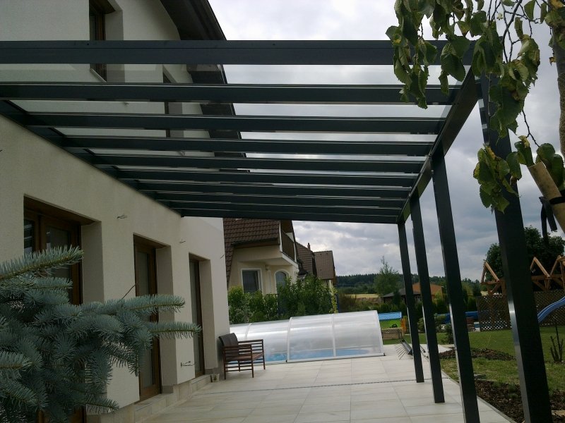 pergola bazén